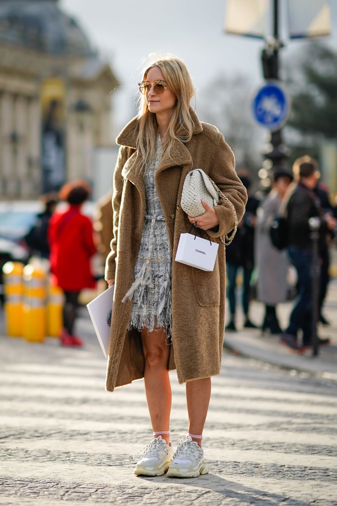 With a Fluffy Coat and a Tweed Dress