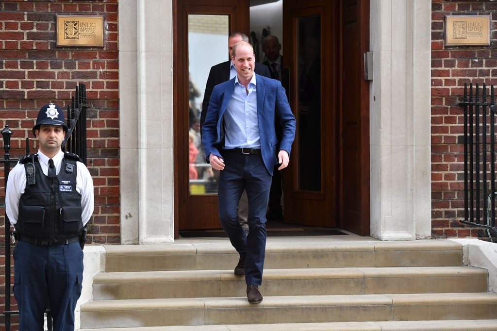 Prince William Steps Out After Welcoming Third Child