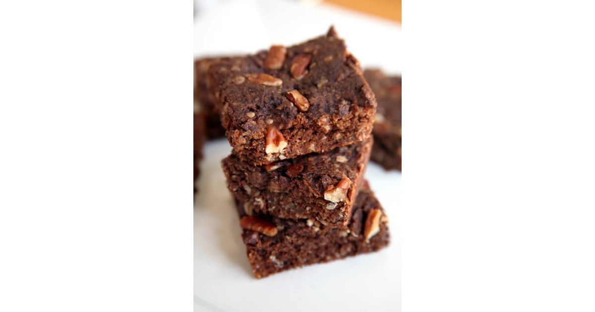 LowCalorie Chocolate Oat Brownies Healthy Vegan Desserts POPSUGAR