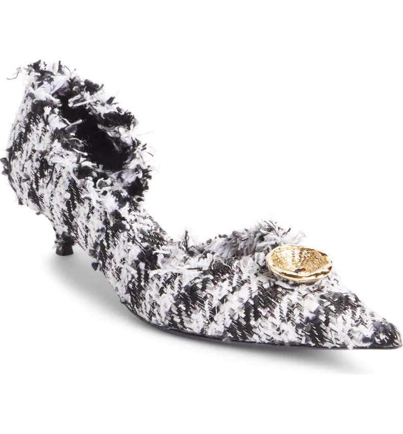 Balenciaga tweed pumps hot sale