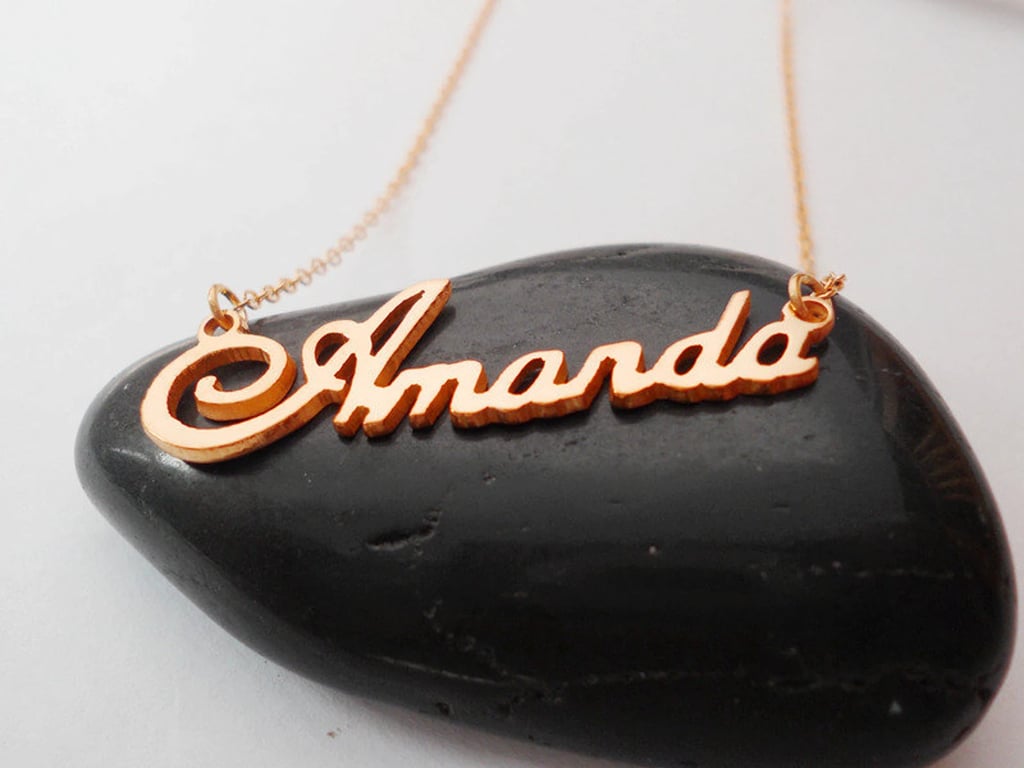 Personalized Carrie Bradshaw Necklace