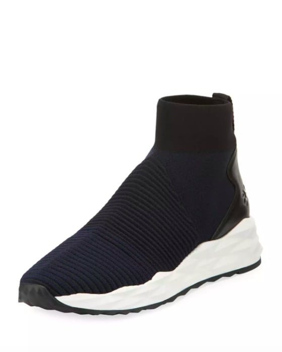 Ash Spot Stretch-Sock High-Top Sneaker