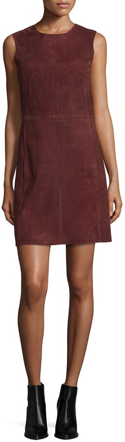 Vince Sleeveless Suede Dress ($895)