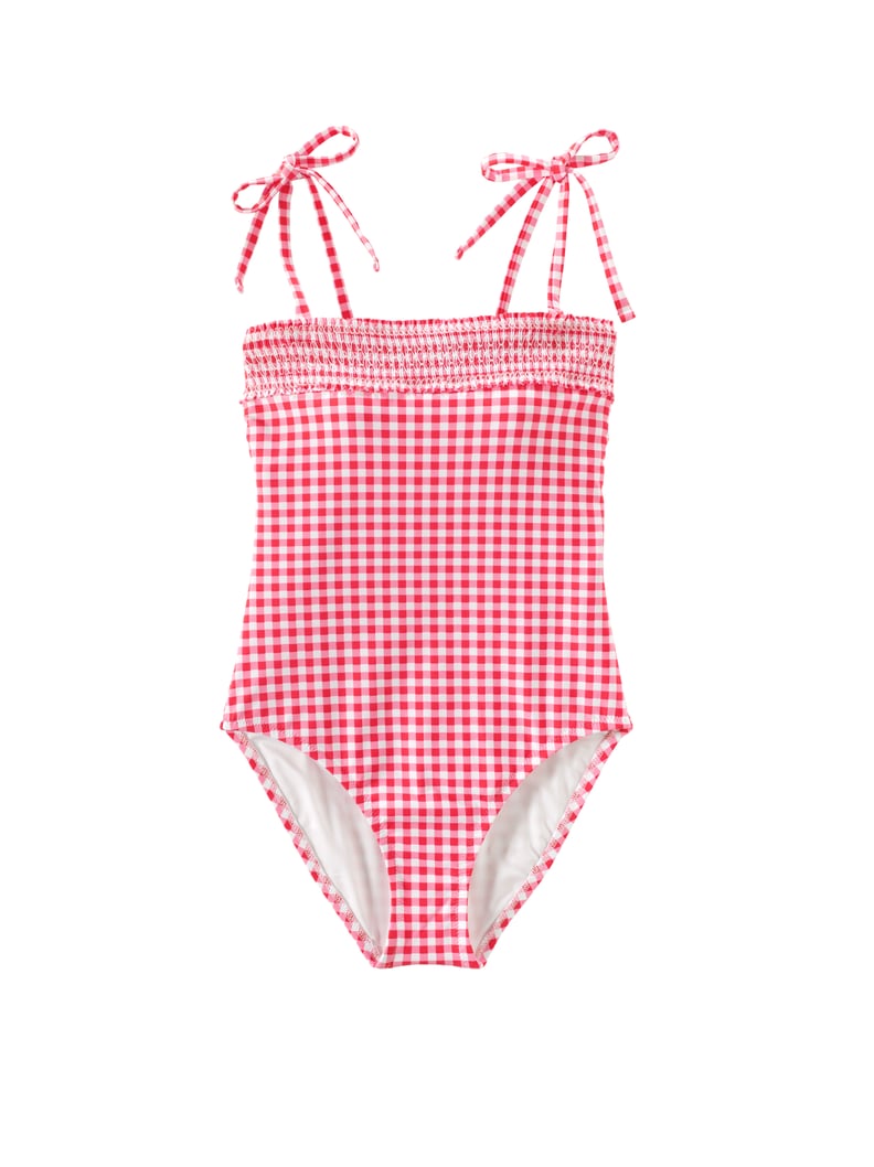 Draper James x Lands' End Bandeau One Piece Swimsuit