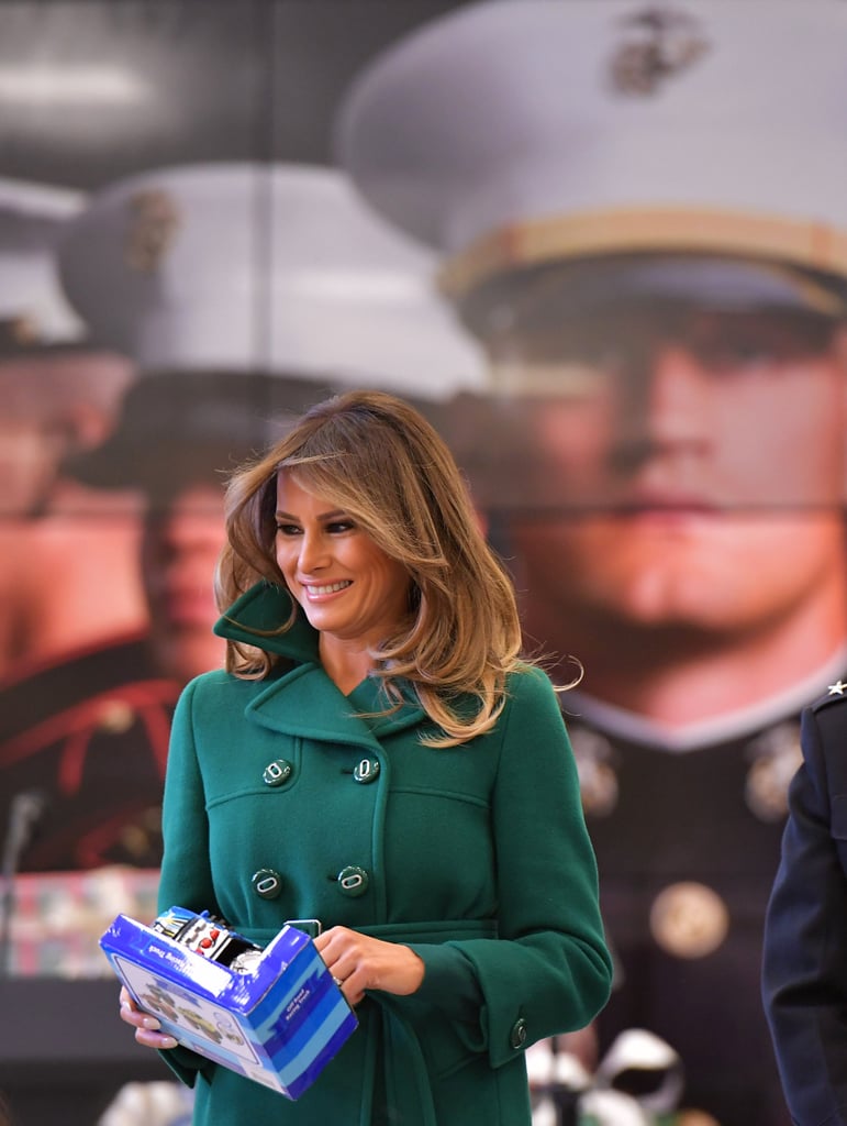 Melania Trump's Green Prada Coat