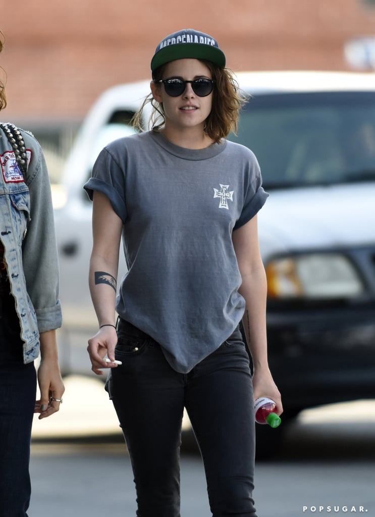 Kristen Stewart With Mystery Woman March 2016