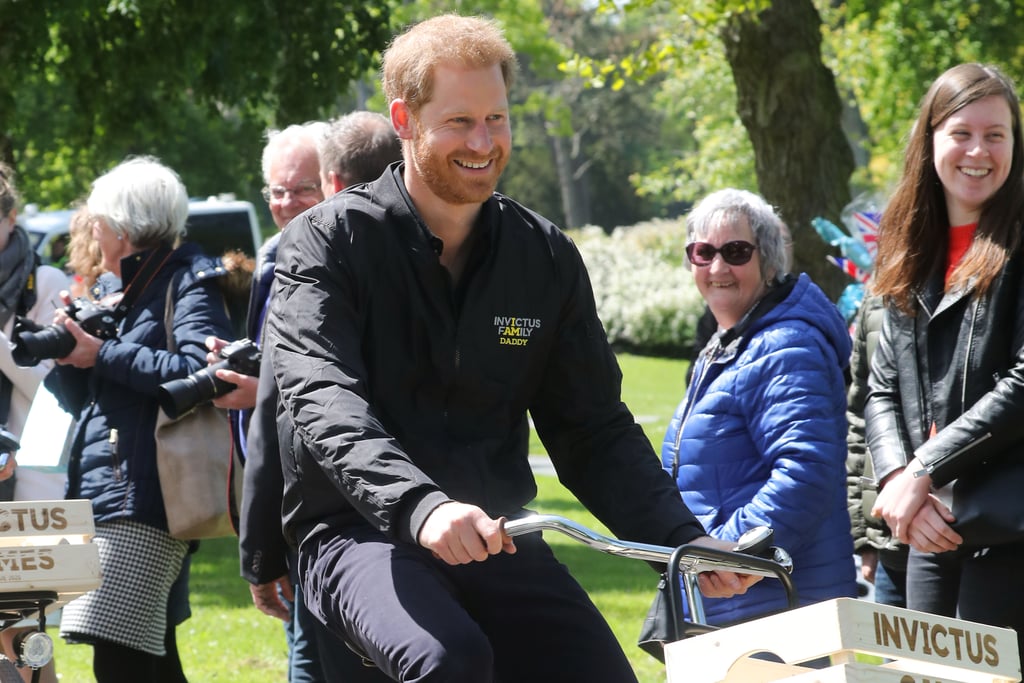 Prince Harry's "Daddy" Jacket in the Netherlands May 2019