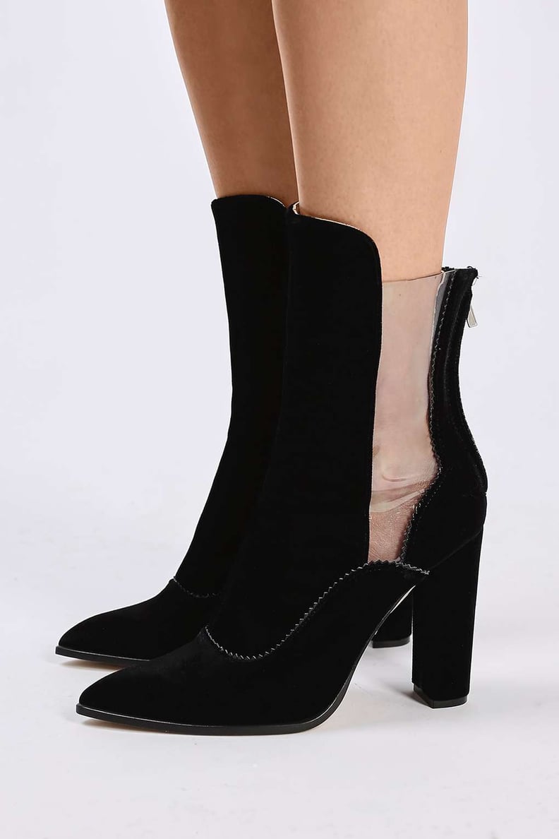 A Midcalf Bootie With Eye-Catching Detail