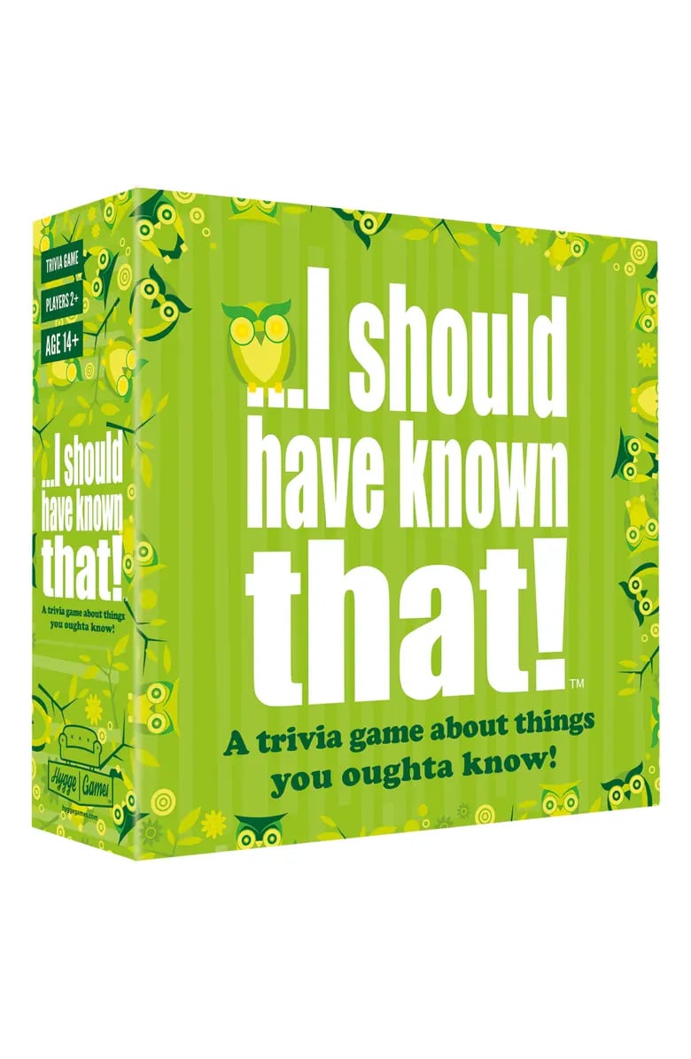 For Party Hosts: Hygge Games I Should Have Known That Party Trivia Card Game