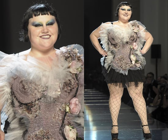 Photos of Beth Ditto on the Catwalk at Jean Paul Gaultier for Spring 2011