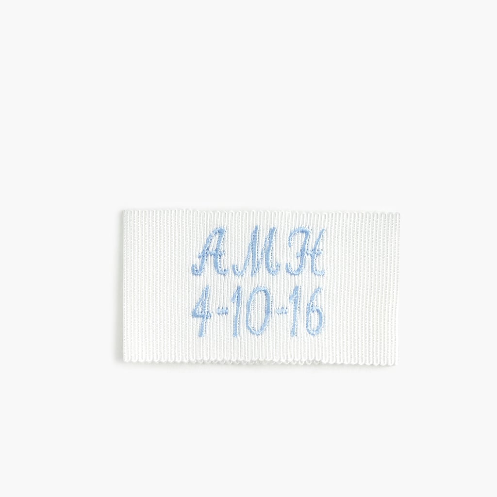 J.Crew Bridal ribbon ($10)