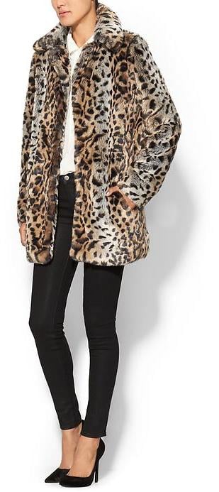 Sabine Faux Fur Animal Coat ($198)