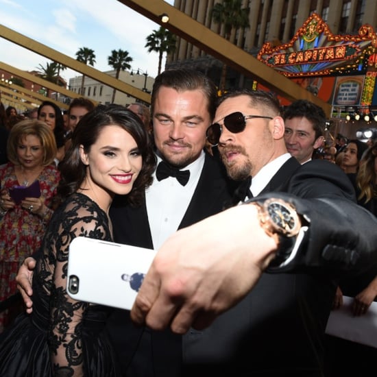 Leonardo DiCaprio and Tom Hardy at the Oscars 2016