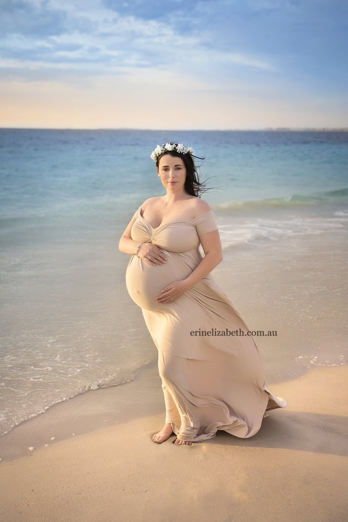Pregnancy Photo Shoot of Mom Expecting 5 Babies