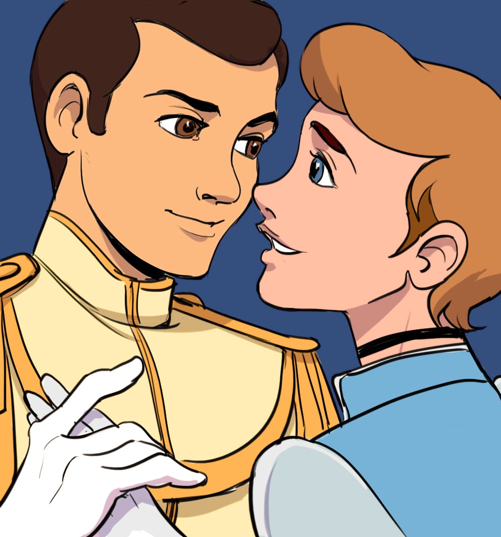 Prince Charming And Male Cinderella See What It D Look Like If Prince Philip And Prince Eric Were In Love Popsugar Love Sex Photo 14