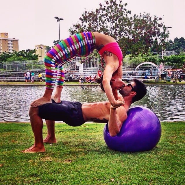 Partner Yoga Photos on Instagram | POPSUGAR Fitness