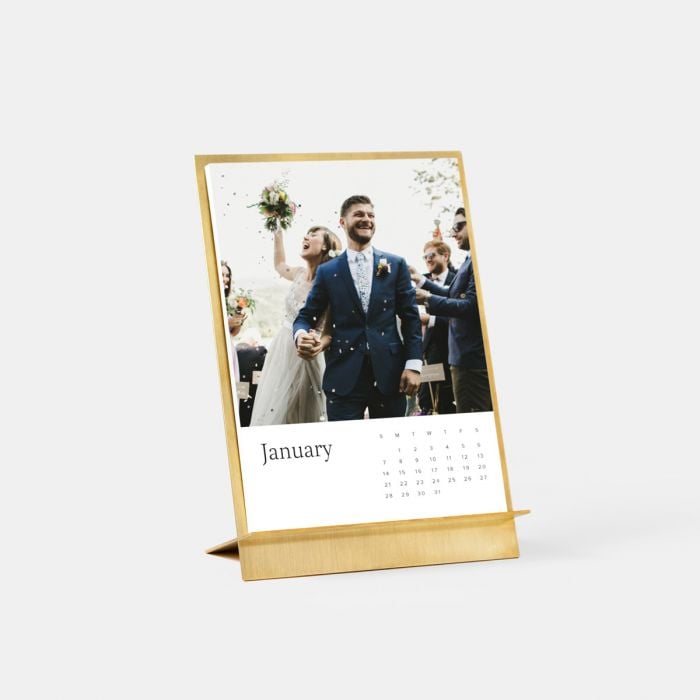 Brass Easel Calendar