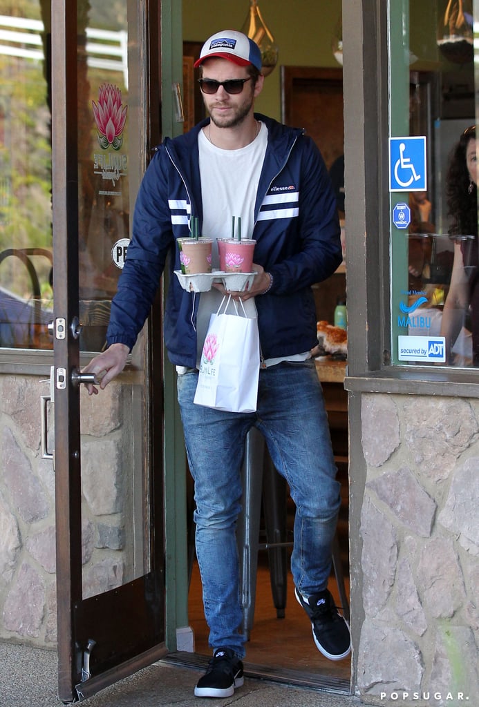Liam Hemsworth Out in Malibu Photos April 2016