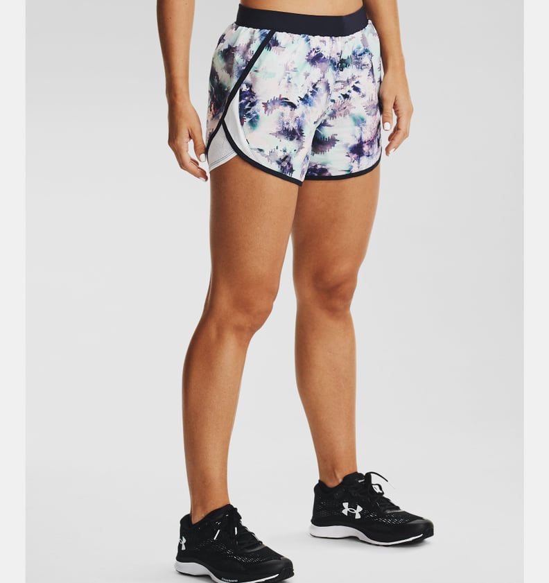 UA Fly-By 2.0 Printed Shorts