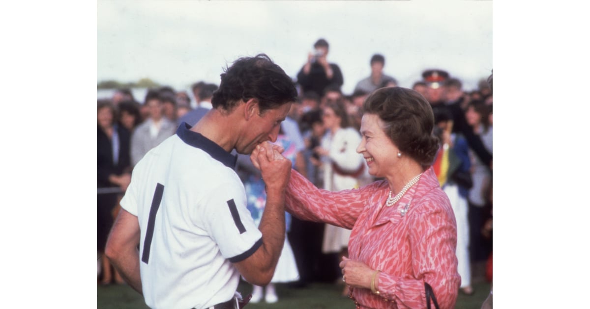 This sweet moment between Prince Charles and the Queen was captured