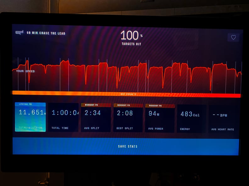 Ergatta Workout Summary