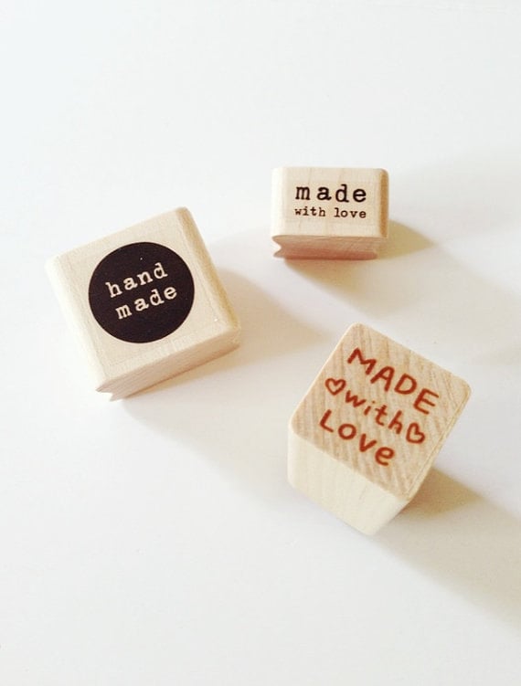 Made With Love Rubber Stamp ($4)