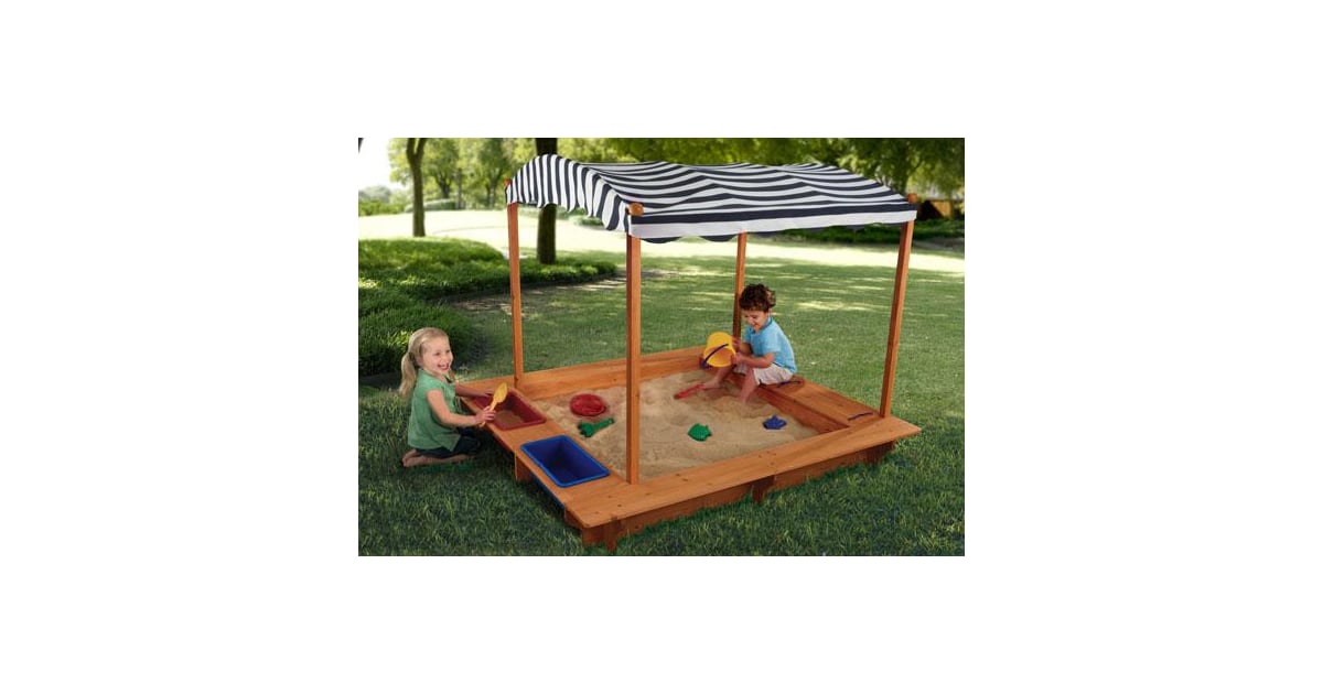 Kidkraft Sandbox With Canopy Up Your Backyard S Fun Factor With