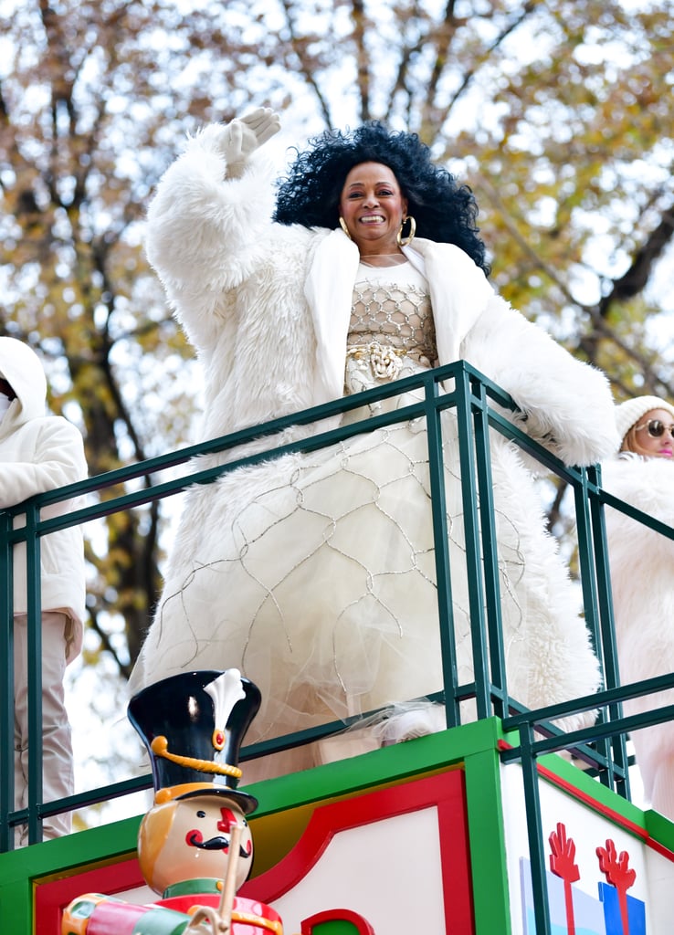 Diana Ross and Family at the Macy's Thanksgiving Parade 2018