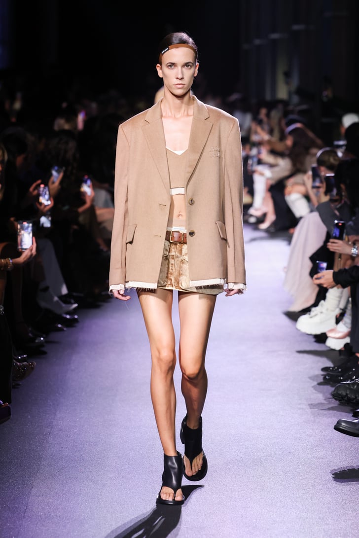 Miu Miu Spring 2023 Collection | Zaya Wade's Miu Miu Pleated Micro