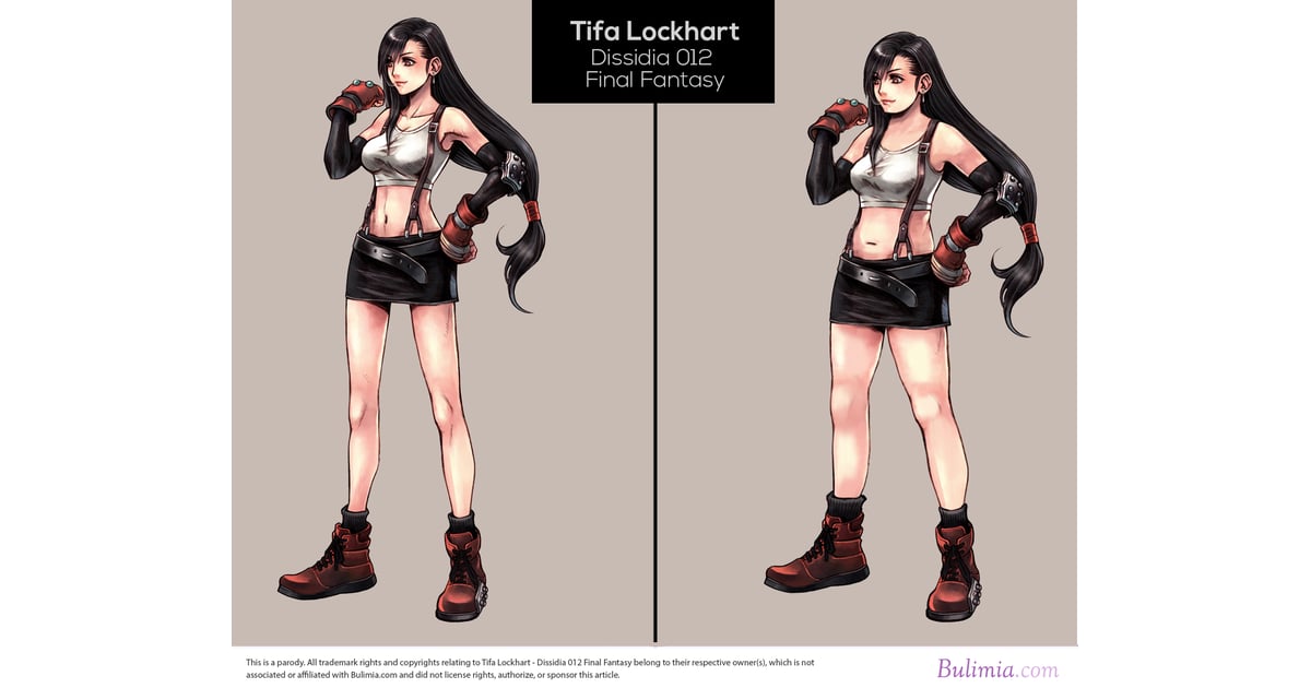 Tifa Lockhart Dissidia 012 Final Fantasy Video Game Illustration