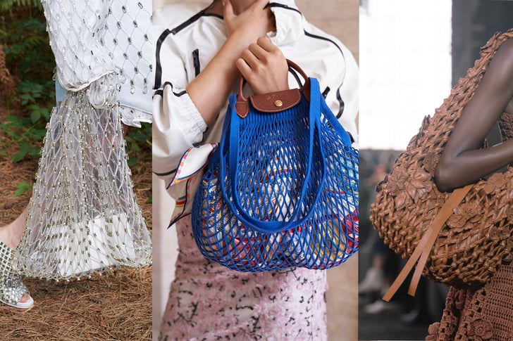 Spring 2021 Bag Trend: Weave It Up! Straw, Nets, and Knits | Spring Bag ...