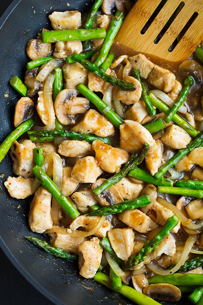 Ginger Chicken Stir-Fry With Asparagus