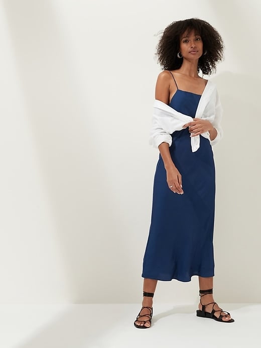 Banana Republic Square-Neck Slip Dress