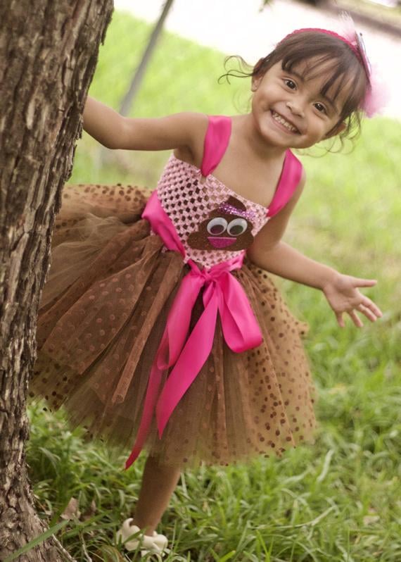 Poop Emoji Tutu Costume
