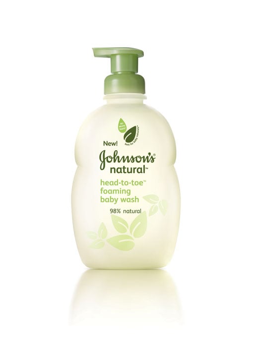 Johnson's Natural Head-to-Toe Foaming Body Wash