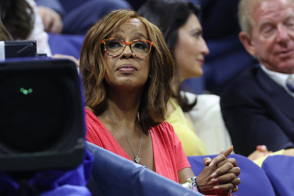 Gayle King at the US Open on Aug. 28.