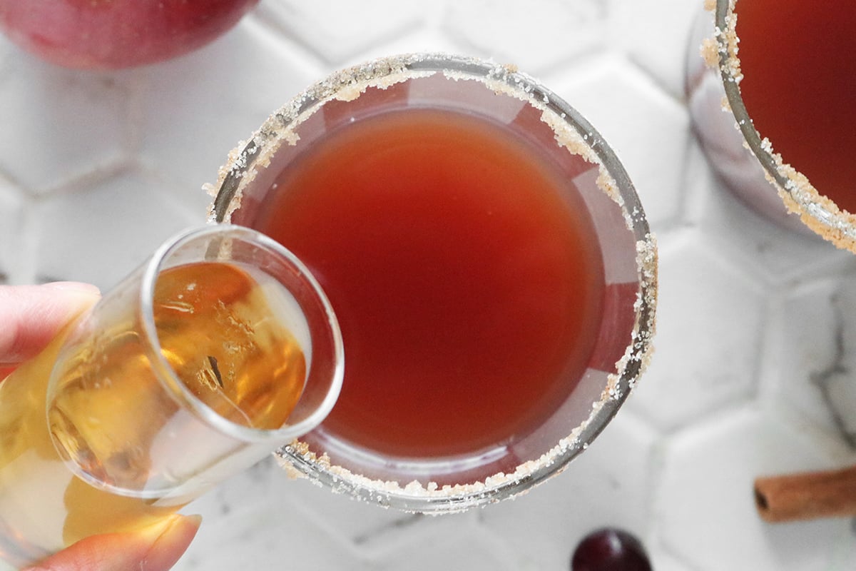 Spiced Cranberry Apple Hot Toddy