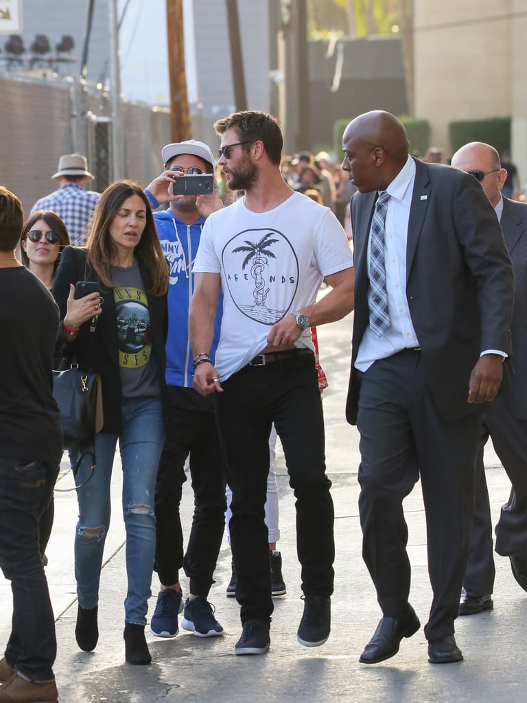 Chris Hemsworth Out in LA April 2016