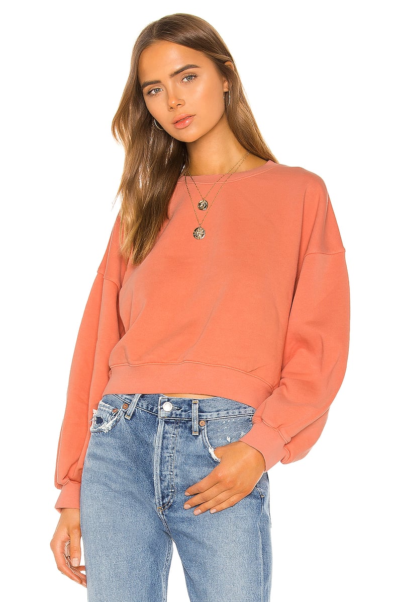 AGOLDE Balloon Sleeve Sweatshirt