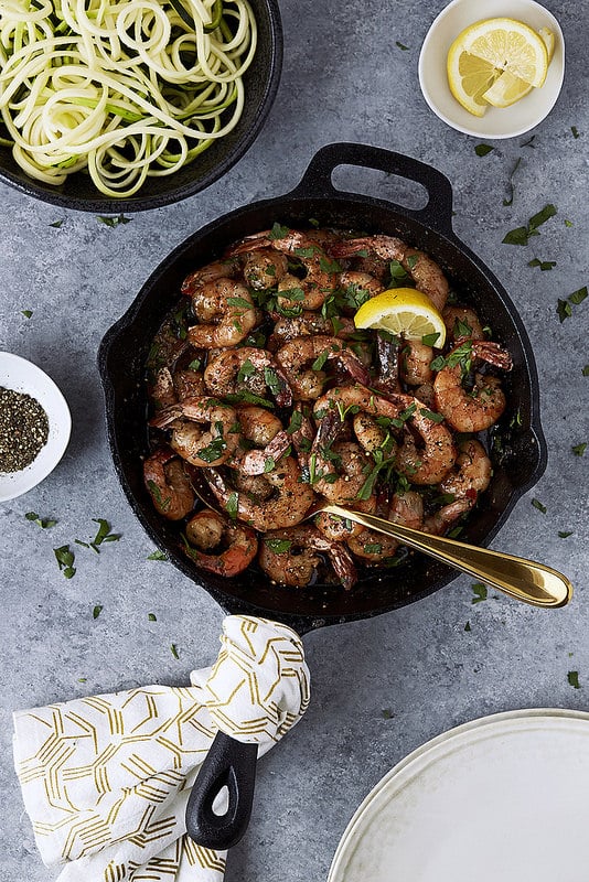 Lemon Garlic Black Pepper Shrimp Whole30 Summer Recipes POPSUGAR Fitness Photo 20