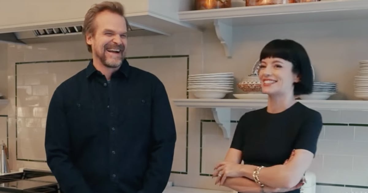 David Harbour and Lily Allen Can't Stop Laughing During Their Brooklyn Townhouse Tour thumbnail