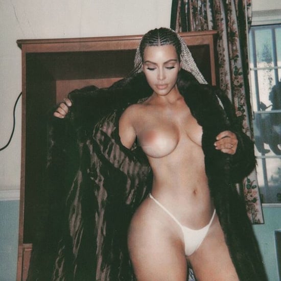 Kim Kardashian Topless Instagram Photos January 2018