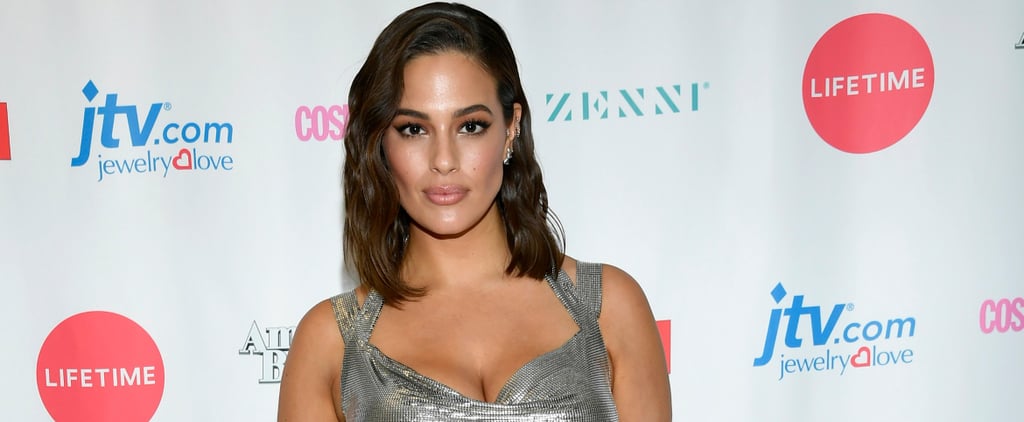 Ashley Graham Silver Chainmail Dress on American Beauty Star