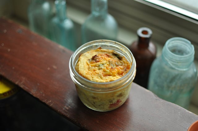 Baked Eggs in a Jar