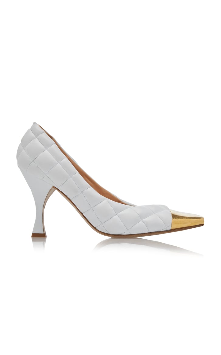 bottega veneta square toe pumps