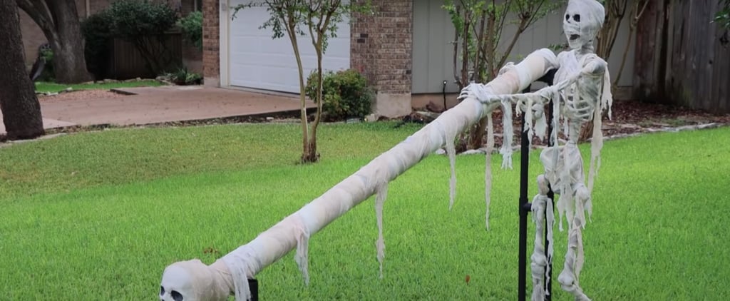 Parents Make Slide to Safely Share Halloween Candy | Video