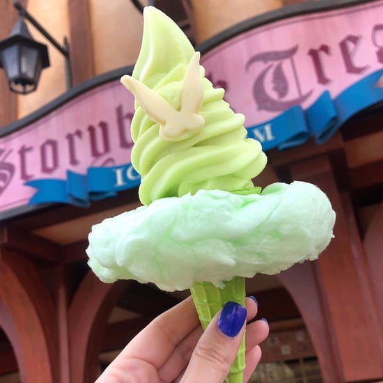 Disney Tinker Bell Ice Cream Dessert at Magic Kingdom