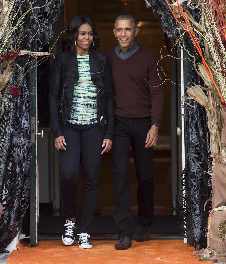 Michelle Obama Wearing Converse