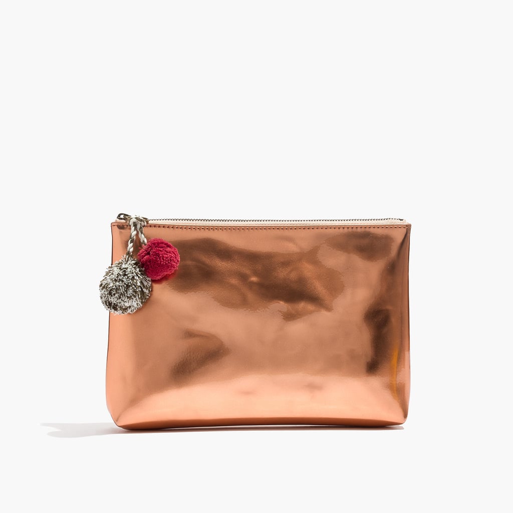 Small Pom-Pom Zip Pouch