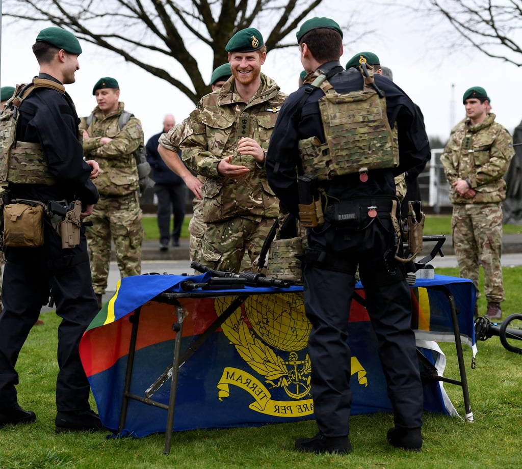 Prince Harry in Uniform at Green Beret Presentation 2019